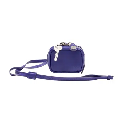Acne Studios Camero Clip V Purse -  - Leather - Purple