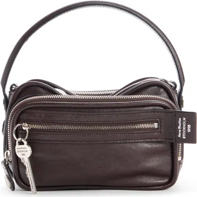 Acne Studios Leather Camero Kit Cross-body Bag In Brown