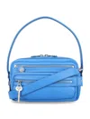 Acne Studios Camero Party Small Leather Shoulder Bag In Blue