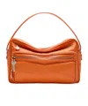 Acne Studios Medium Embellished Leather Tote In Orange