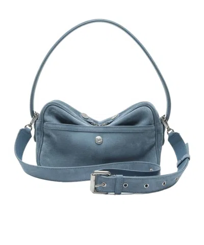 Acne Studios Camero Party Bag In Blue