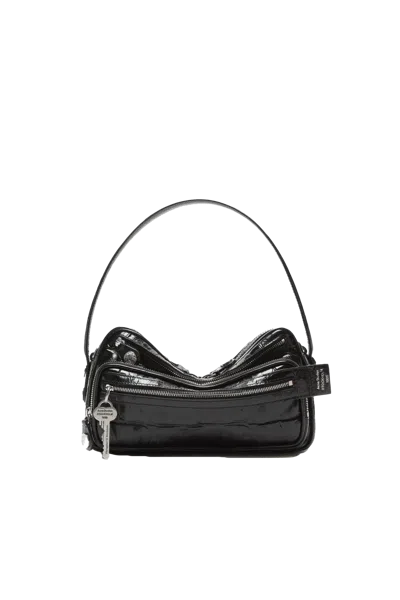 Acne Studios Camero Party Croco Black