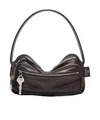 Acne Studios Camero Party Key-charm Leather Shoulder Bag In Brown