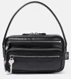 Acne Studios Camero Party Leather Shoulder Bag In Black