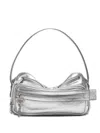 Acne Studios Camero Party Metallic-finish Shoulder Bag In Silver