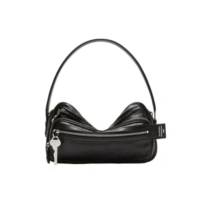 Acne Studios Camero Party Shoulder Bag In Black