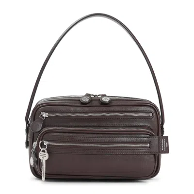 Acne Studios Camero Party Shoulder Bag In Brown