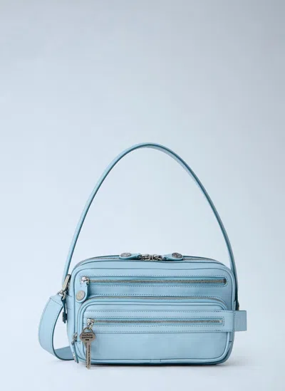 Acne Studios Camero Party Shoulder Bag In Light Blue