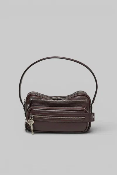 Acne Studios Camero Party Suede V In Brown