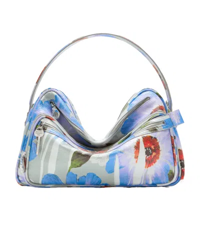 Acne Studios Camero Shoulder Bag In Blue
