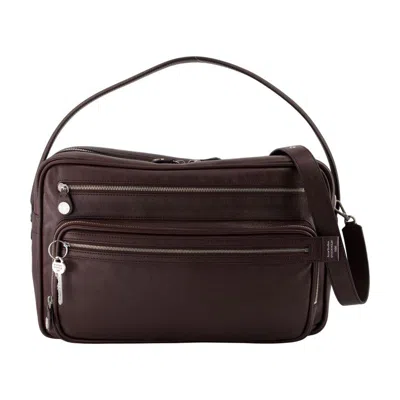 Acne Studios Camero Shoulder Bag In Brown