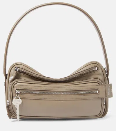 ACNE STUDIOS CAMERO SMALL LEATHER SHOULDER BAG
