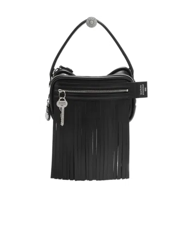 Acne Studios Camero Tassel Crossbody Bag In White