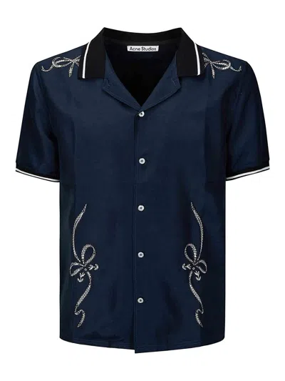 Acne Studios Camisa - Azul Oscuro