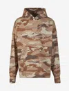 Acne Studios Brown Crystal-cut Hoodie In Brown