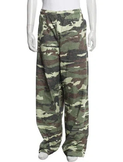 Pre-owned Acne Studios Camouflage Print Pajama Bottoms W/ Tags In Green