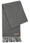 Acne Studios Canada Fringed Wool Scarf In Grey