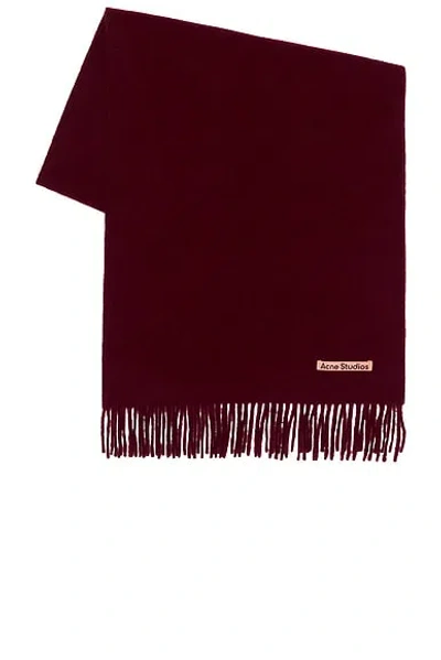 Acne Studios Canada Nr New Rws In Burgundy Melange
