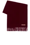 Acne Studios Canada Scarf In Brown