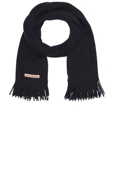 Acne Studios Canada Scarf In Black
