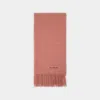 Acne Studios Canada Scarf In Pink Wool In Pink