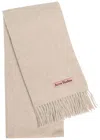 Acne Studios Canada Wool Scarf In White