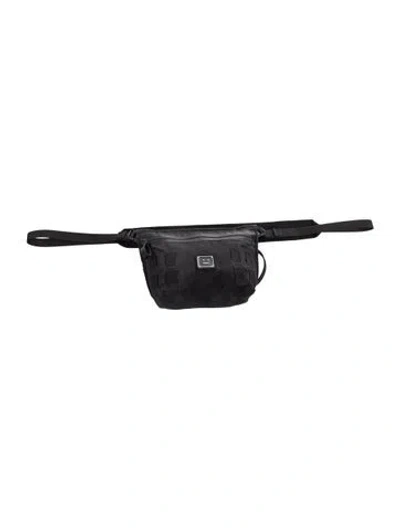 Pre-owned Acne Studios Canvas Belt Bag In Black