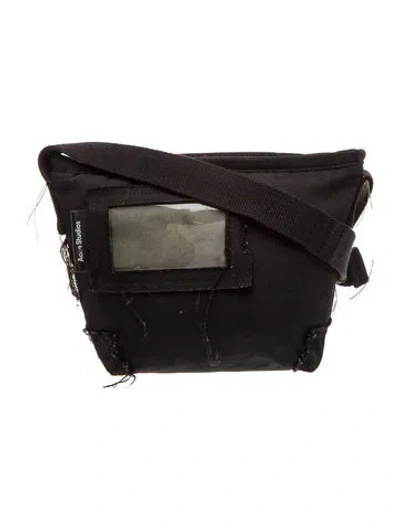 Pre-owned Acne Studios Canvas Belt Bag In Black