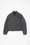 Acne Studios Canvas Jacket In Dark Grey