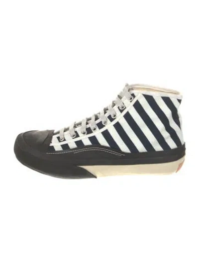 Pre-owned Acne Studios Canvas Printed Sneakers In Neutral