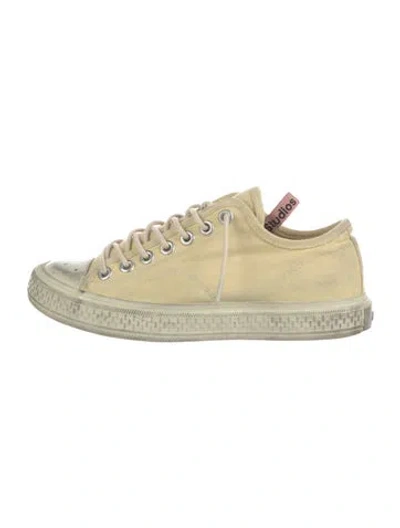 Pre-owned Acne Studios Canvas Sneakers In Neutral