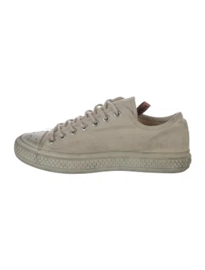 Pre-owned Acne Studios Canvas Sneakers In Neutral