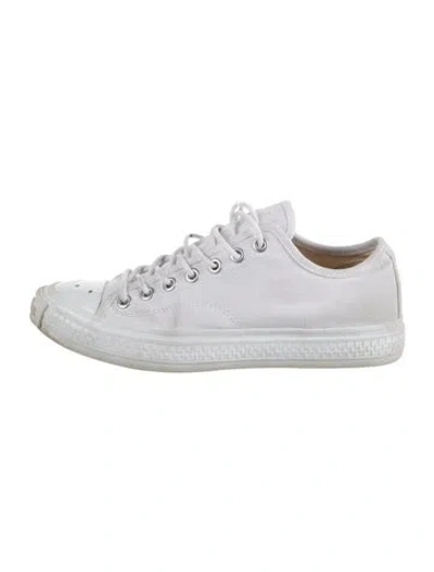Pre-owned Acne Studios Canvas Sneakers In White