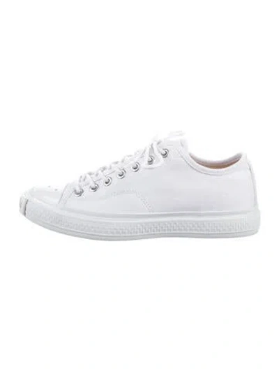 Pre-owned Acne Studios Canvas Sneakers In White