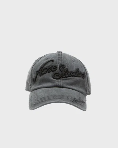 Acne Studios Keps 3d Logo Faded Black