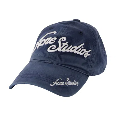 Acne Studios Cap In Blue