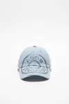 Acne Studios Cap Printed Logo In Blue