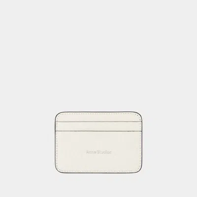 Acne Studios Porte-carte -  - Cuir - Blanc In White