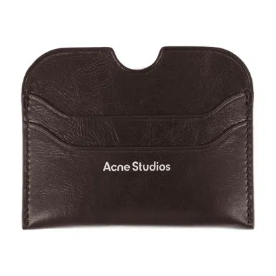 Acne Studios Card Holder In Brown