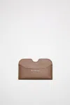 Acne Studios Card Holder In Camel Brown