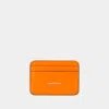 Acne Studios Card Holder In Orange