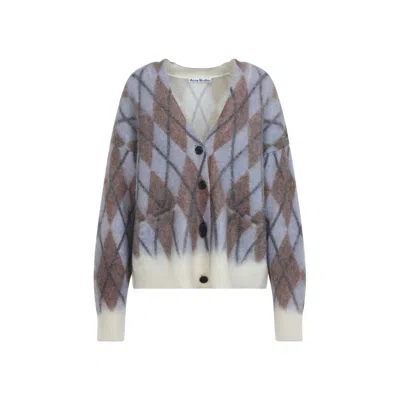 Acne Studios Cardigan Grey In Blue