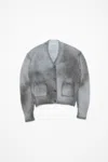 Acne Studios V-neck Cardigan In Gray