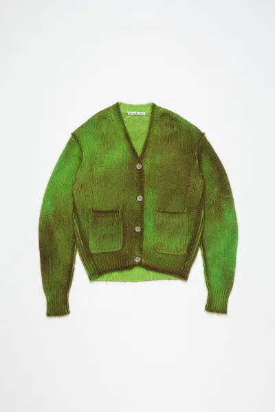 ACNE STUDIOS CARDIGAN SPRAYED FINISH