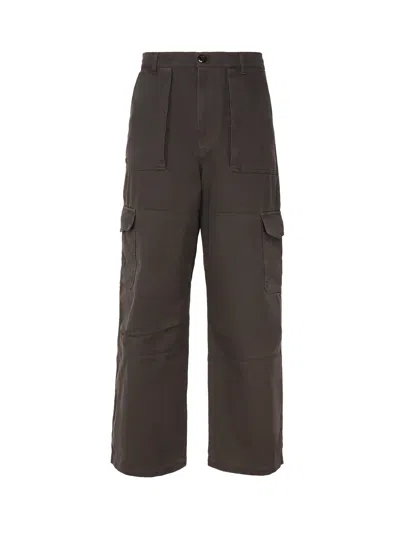 Acne Studios Cargo Pants In Twill In Khaki