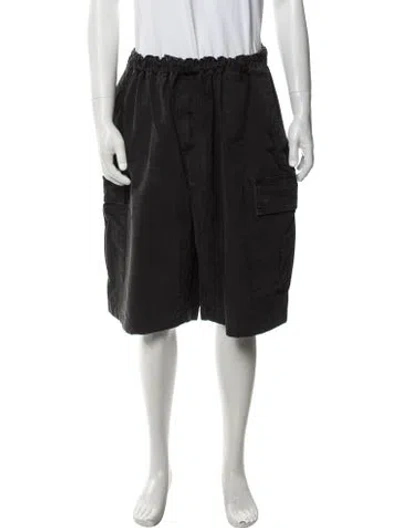 Pre-owned Acne Studios Cargo Shorts In Black