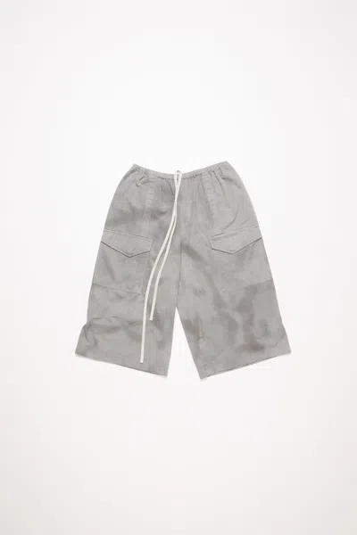 Acne Studios Cargo Shorts In Mid Grey