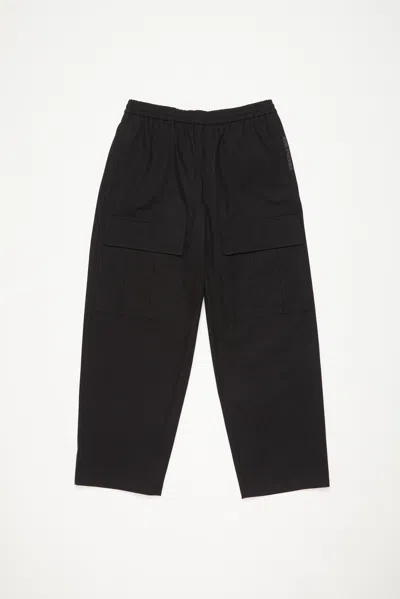 Acne Studios Cargo Trousers In Black,black