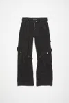 Acne Studios Cargo Trousers In Charcoal Grey