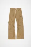 Acne Studios Cargo Trousers In Cold Beige